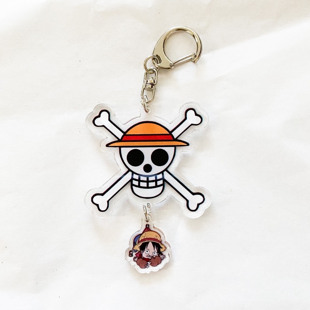 Anime One Piece Monkey D. Luffy Keychain